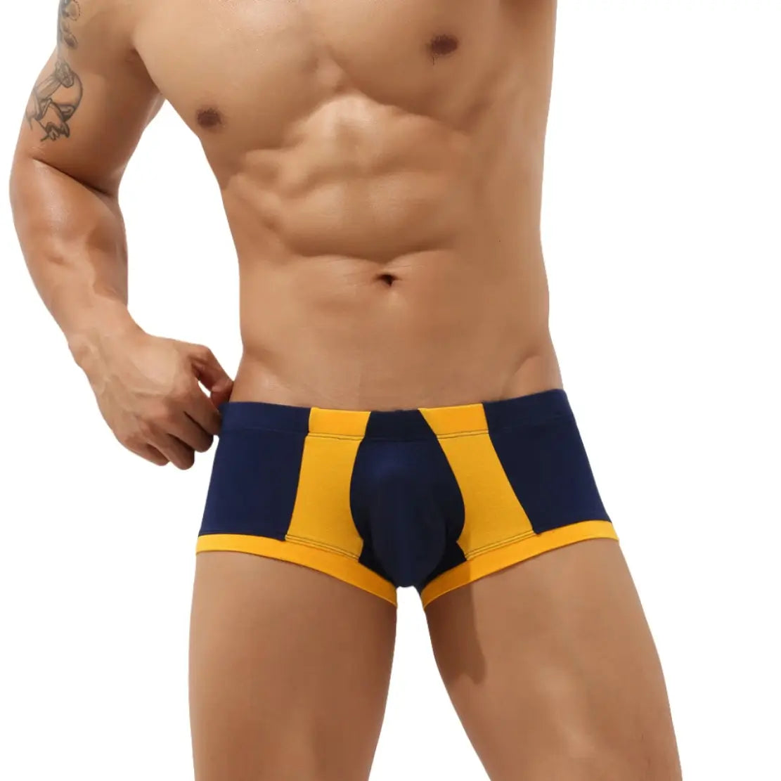 Seobean Herren-Badehose – Bequeme Unterwäsche aus Baumwollmischung 00217