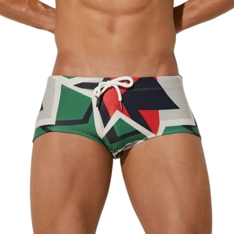 Seobean Men's Swim Trunks - Quick-Dry Stretch Swimwear 00804
