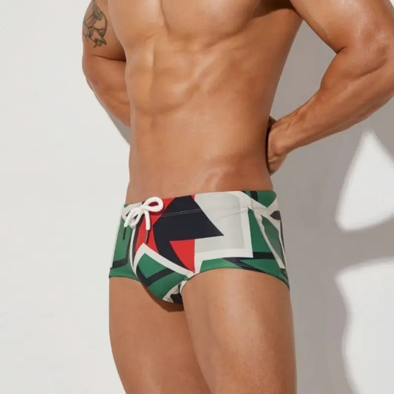 Seobean Men's Swim Trunks - Quick-Dry Stretch Swimwear 00804