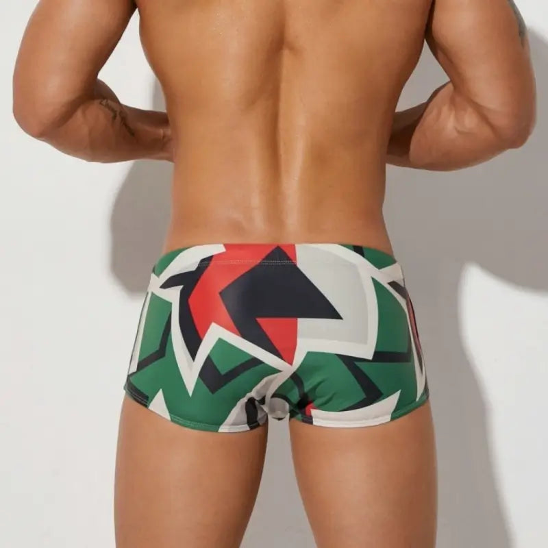Seobean Men's Swim Trunks - Quick-Dry Stretch Swimwear 00804