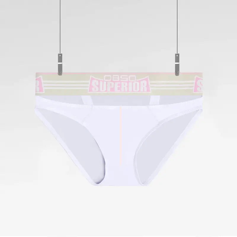0850 0850 Men's Sexy Low-Rise Cotton Bikini Briefs with Supportive Pouch BS862