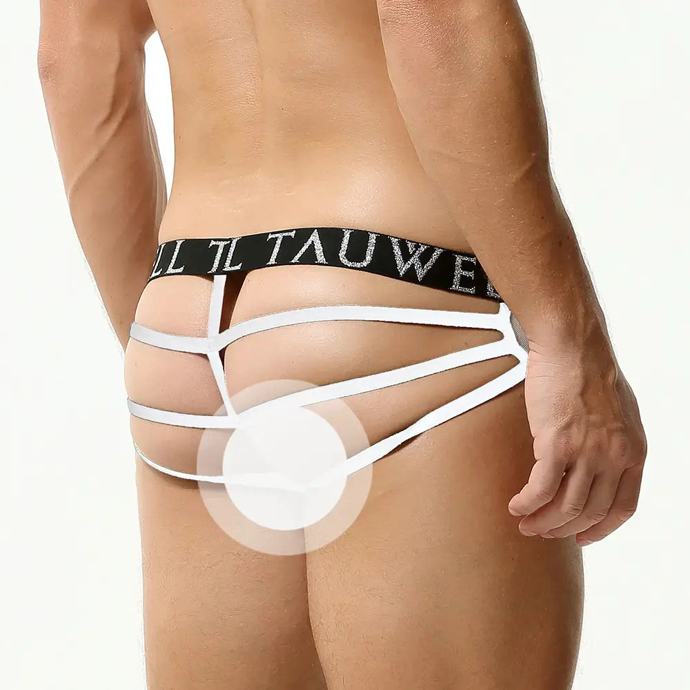 Tauwell Men's Sexy Mesh String Briefs - Stylish & Comfortable Men's Underwear with Sheer Mesh Design
