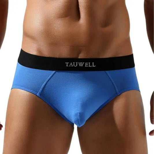 Tauwell Men's Light Green Pouch Briefs - Supportive & Breathable Underwear 24106