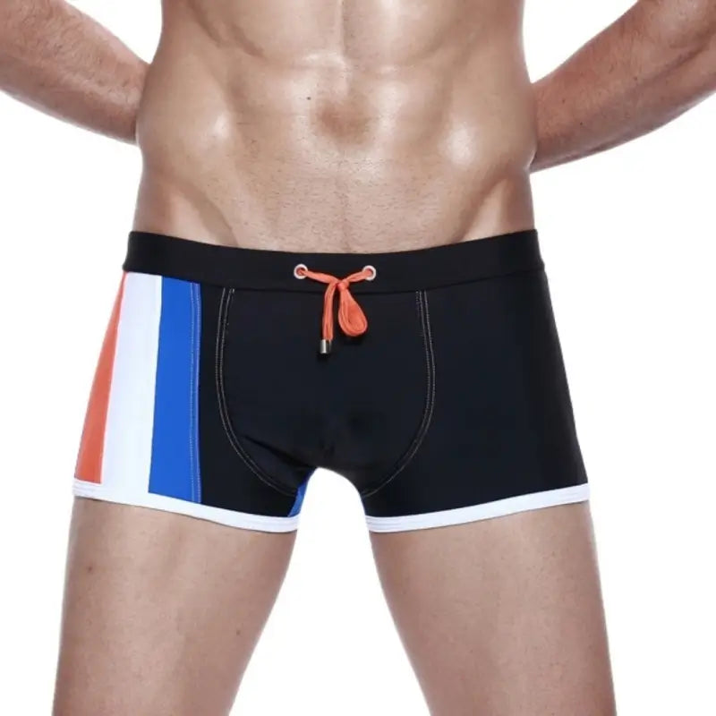 Seobean Herren-Badehose – Hohe Elastizität, Niedrige Taille 40801