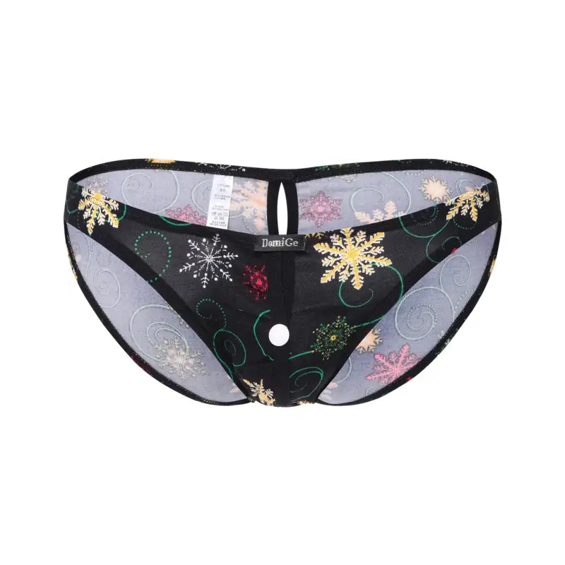 DomiGe Herren-Slip mit flexiblem Bund, leicht zugänglicher Knopfleiste vorne zum Öffnen