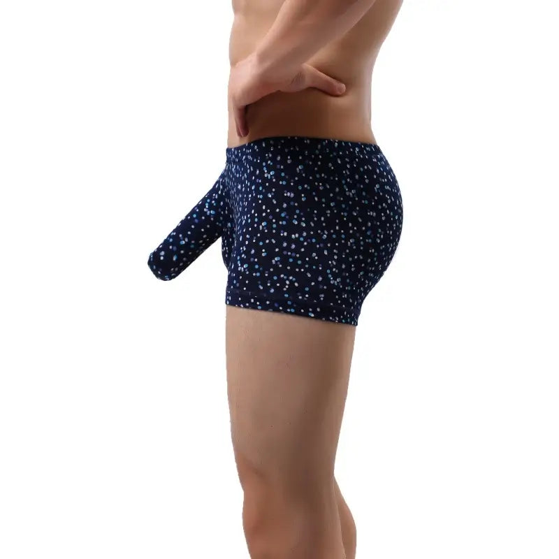 DomiGe Men's Elephant Trunk Underwear Dual Pouch and Elephant Boxer