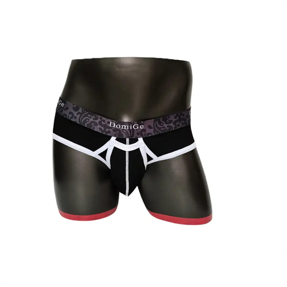 DomiGe Men's Cotton Stretch Briefs - Dual Pouch Support & Breathable Low-Rise Fit