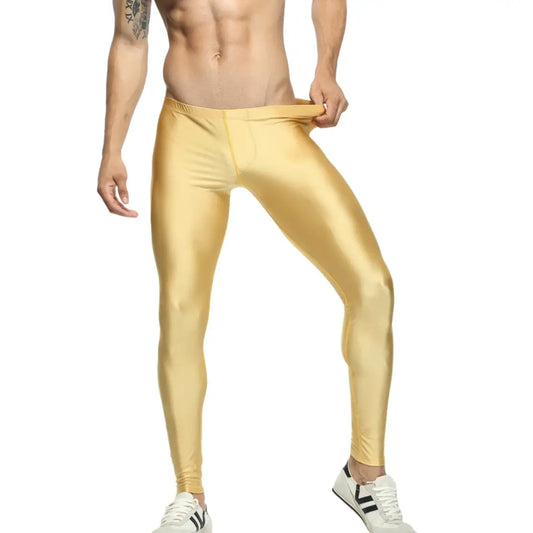 Tauwell Men's Performance Compression Long John Tights Leggings 60611