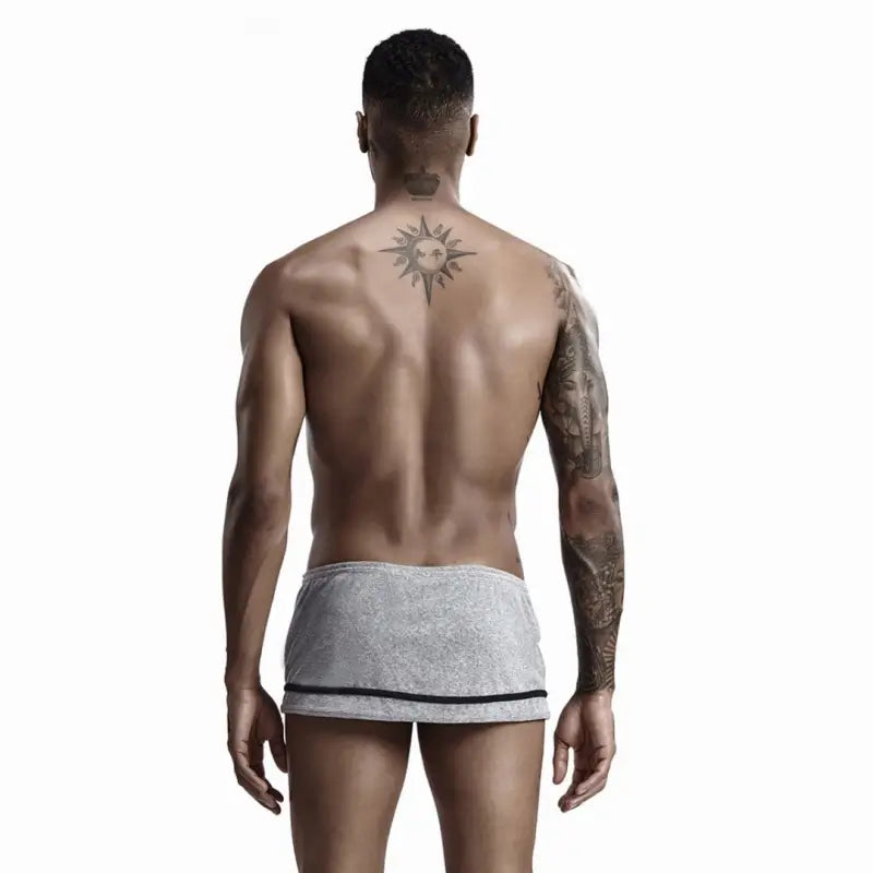 Seobean Men's Cotton Boxer Shorts Breathable Sexy Underwear 90508