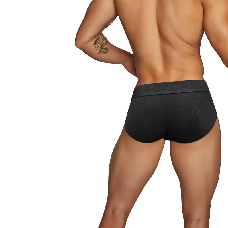 Adannu Men's Sexy Low-Rise Briefs 95% Cotton for Breathable Comfort AD769