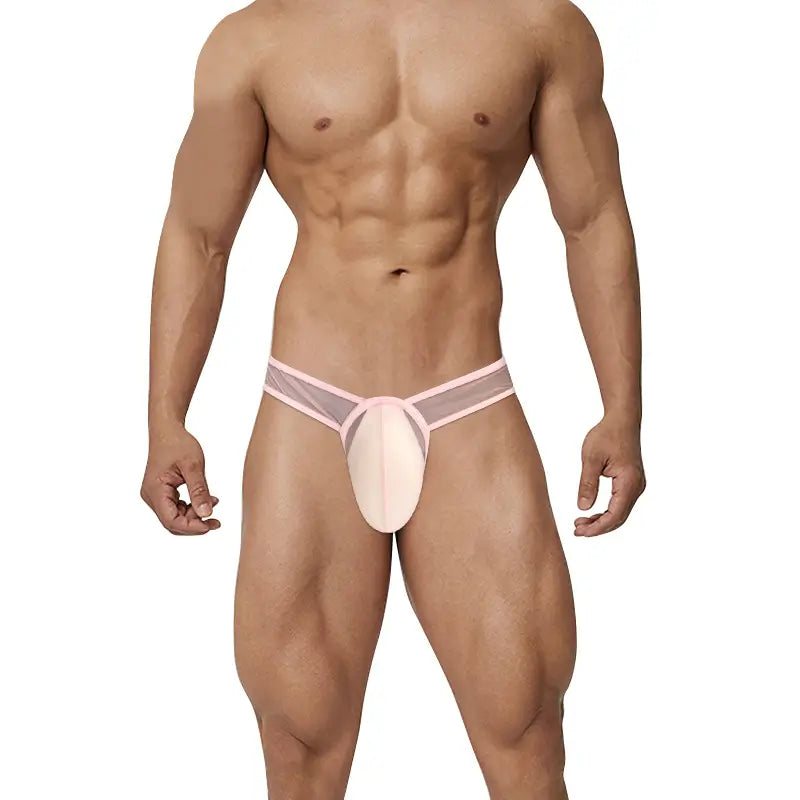 Adannu Men's Ultra-Thin 0.01mm Mesh Bikini Briefs – Sexy, Micro-Elastic & Soft Fit Underwear