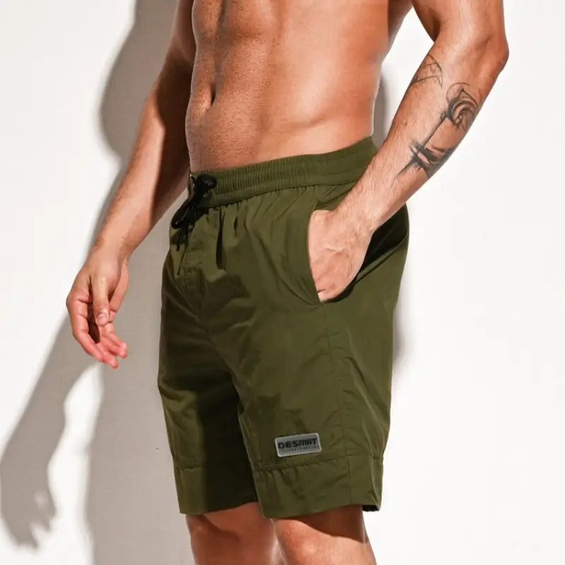 Desmiit Herren-Strandshorts – Locker geschnittene Nylon-Boardshorts B5115