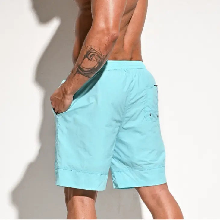 Desmiit Herren-Strandshorts – Locker geschnittene Nylon-Boardshorts B5115