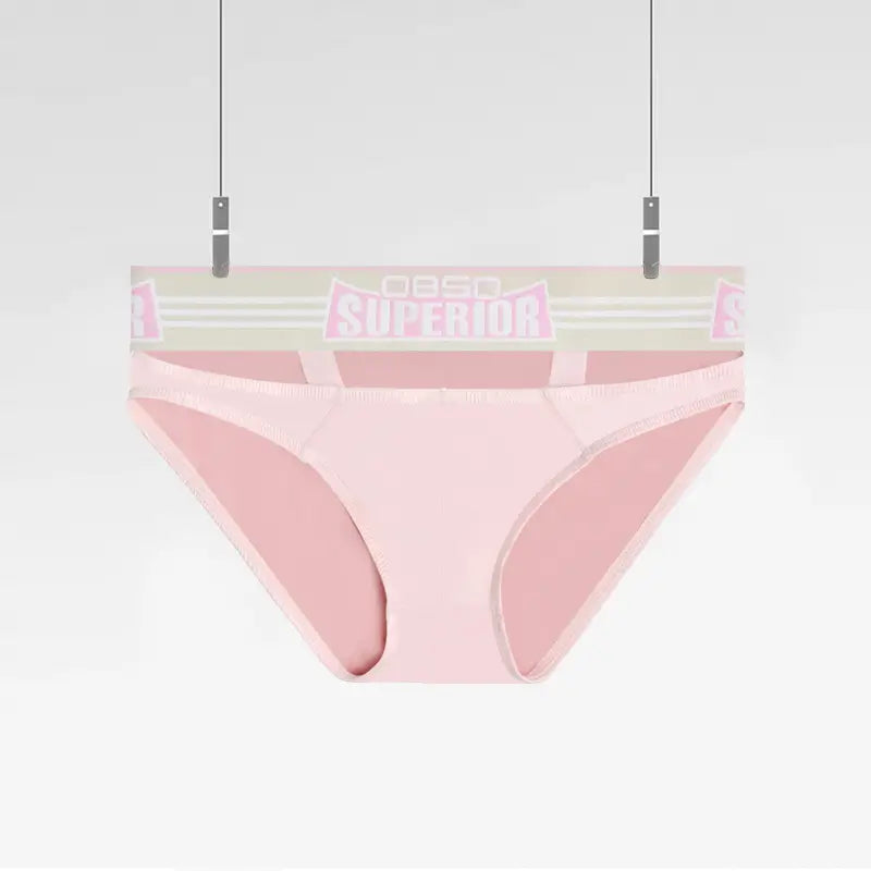0850 Men's Sexy Low-Rise Cotton Bikini Briefs with Supportive Pouch BS862