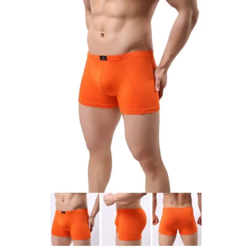 DomiGe Men's Modal Boxer Shorts - Smooth Edges & Rear Support