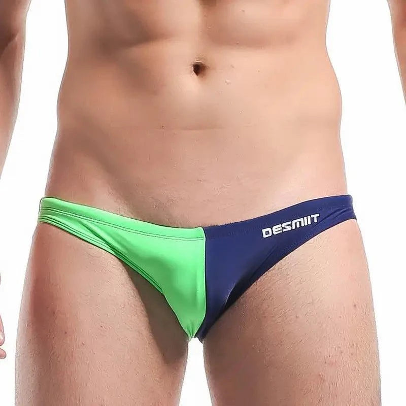 Desmiit Desmiit Men's Bikini Swim Briefs Low-Rise Brief Swimsuit