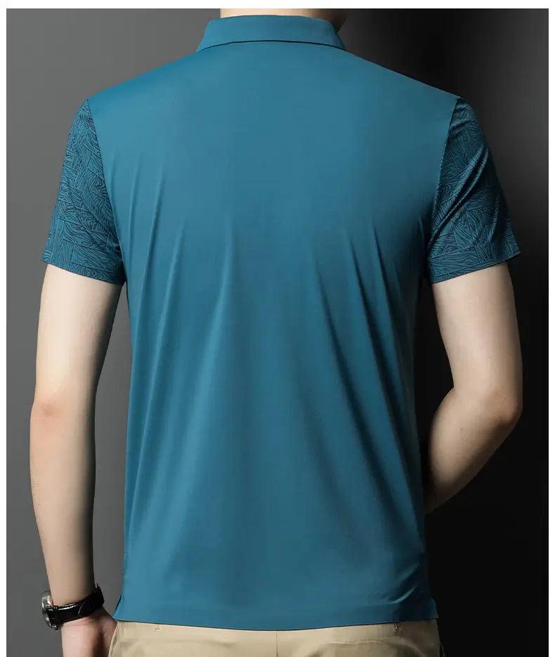 DomiGe Men's Polo Shirt Summer Thin Breathable Tops - His Inwear