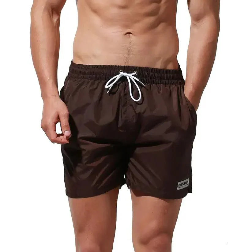 Desmiit Men's 3-Inch Nylon Board Shorts - Quick-Dry Beach & Gym Shorts S7937