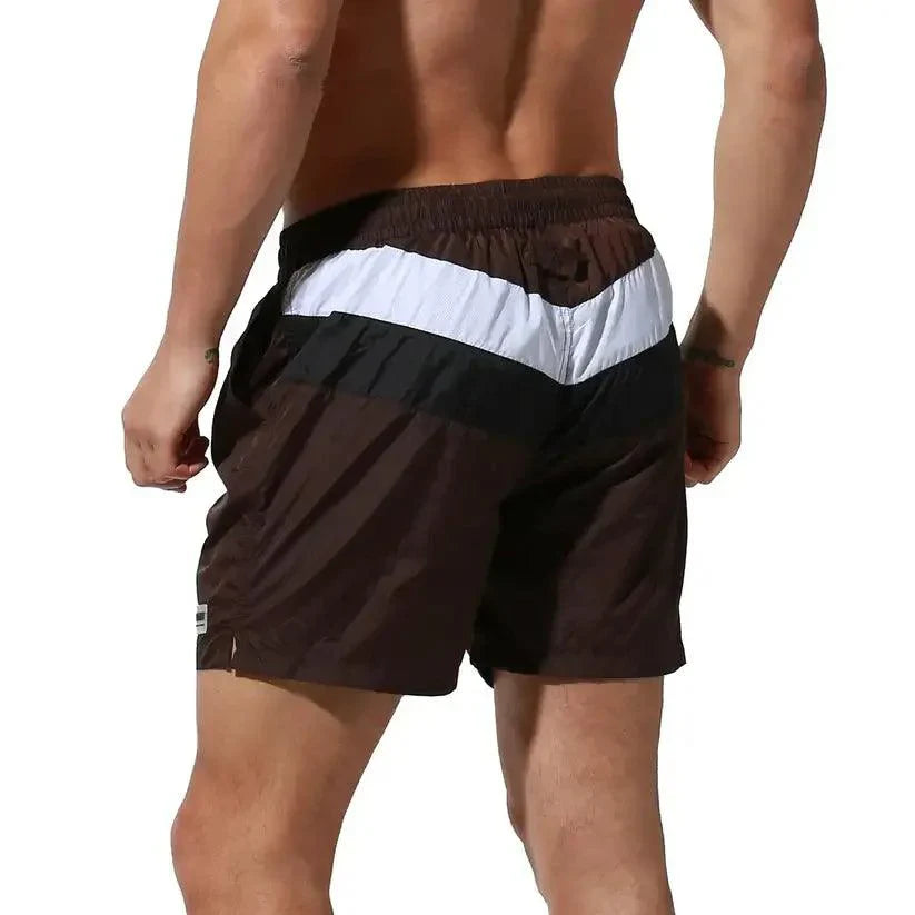 Desmiit Men's 3-Inch Nylon Board Shorts - Quick-Dry Beach & Gym Shorts S7937