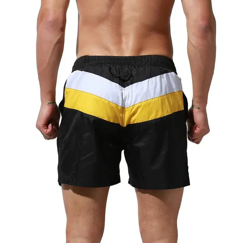 Desmiit Men's 3-Inch Nylon Board Shorts - Quick-Dry Beach & Gym Shorts S7937