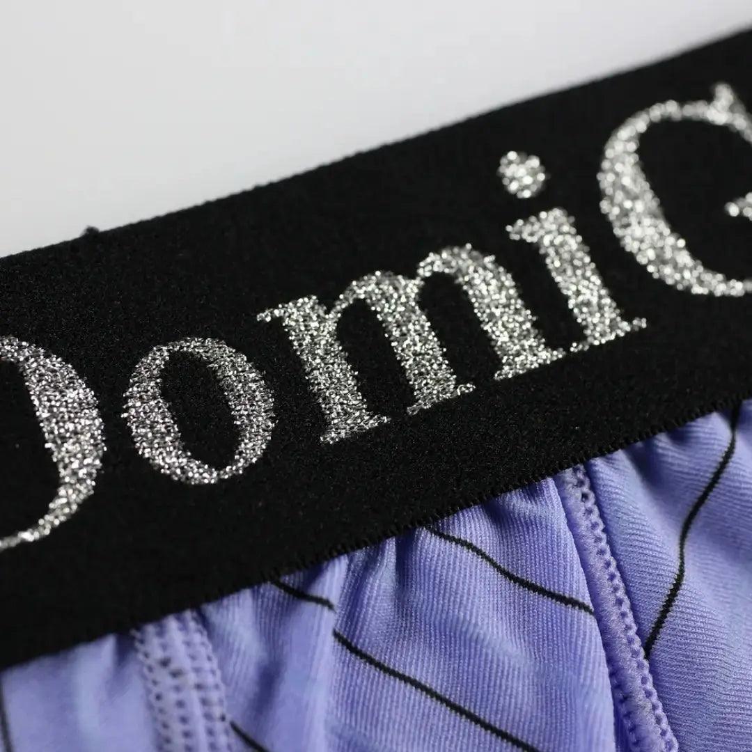 DomiGe Men's Elastane Ice Silk Briefs - Premium Supportive Comfort Underwear