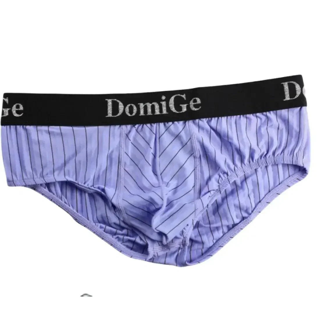 DomiGe Men's Elastane Ice Silk Briefs - Premium Supportive Comfort Underwear