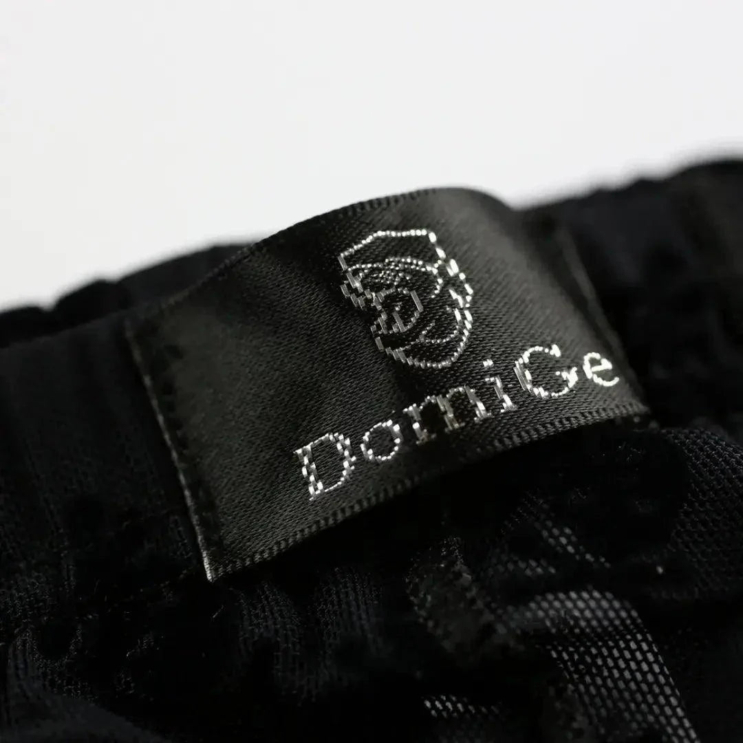 DomiGe Herren-Boxershorts mit Beflockung – weiche Netz-Unterwäsche für Männer