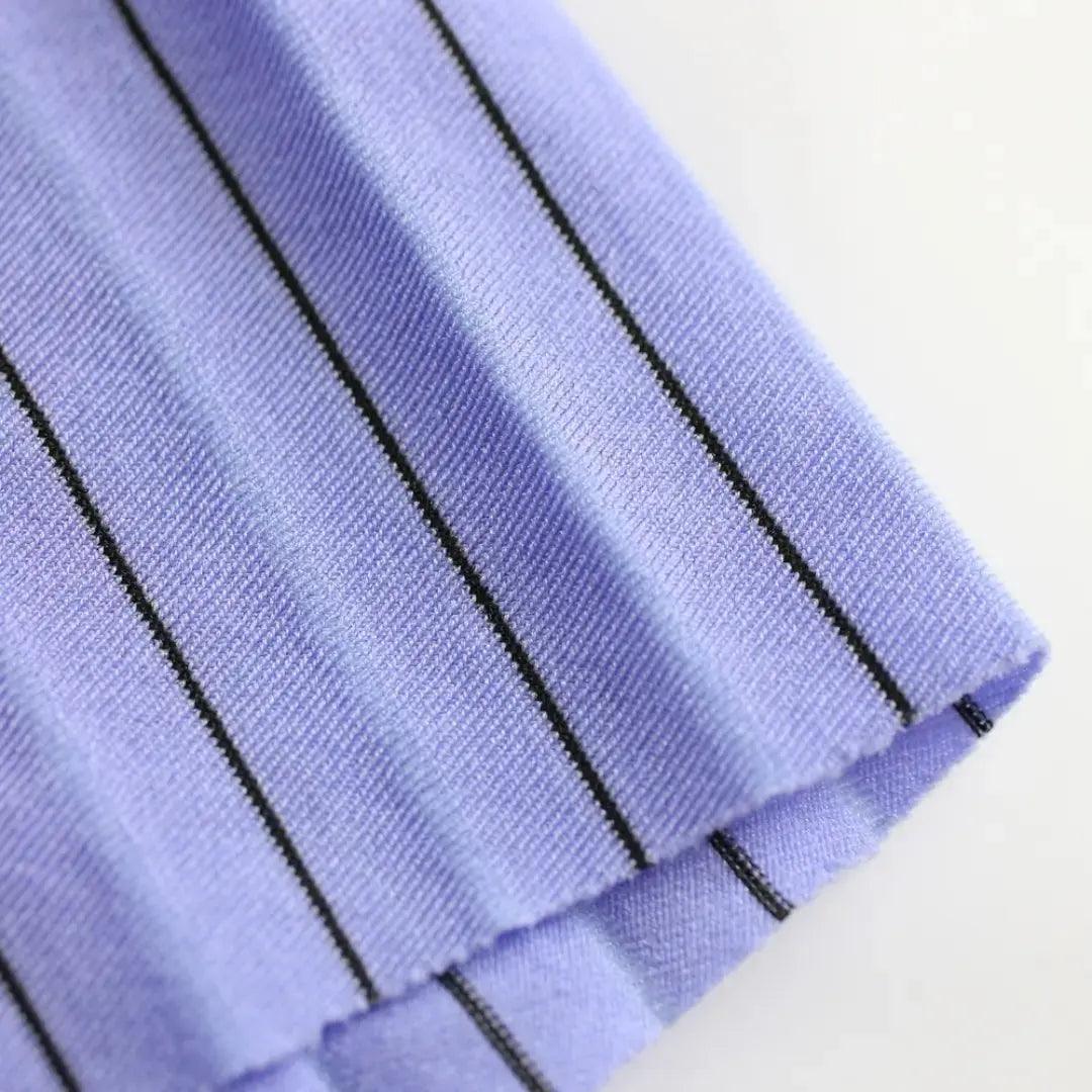 DomiGe Gestreifte Boxershorts für Herren – Eisseide, mittelhoher Bund, atmungsaktive Unterwäsche