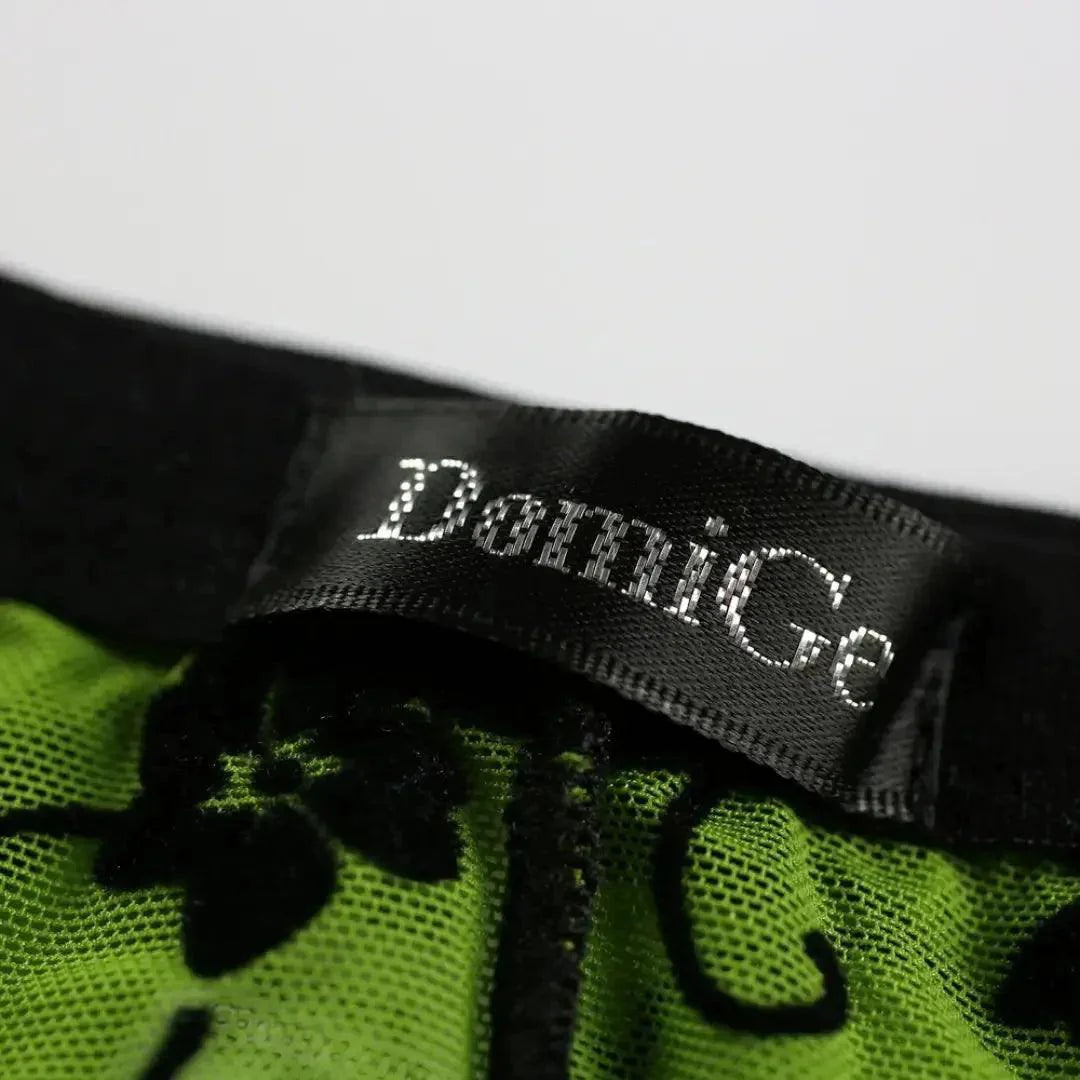 DomiGe Men's Mesh Briefs with Velvet Flocking & Sheer Design | Luxe Support