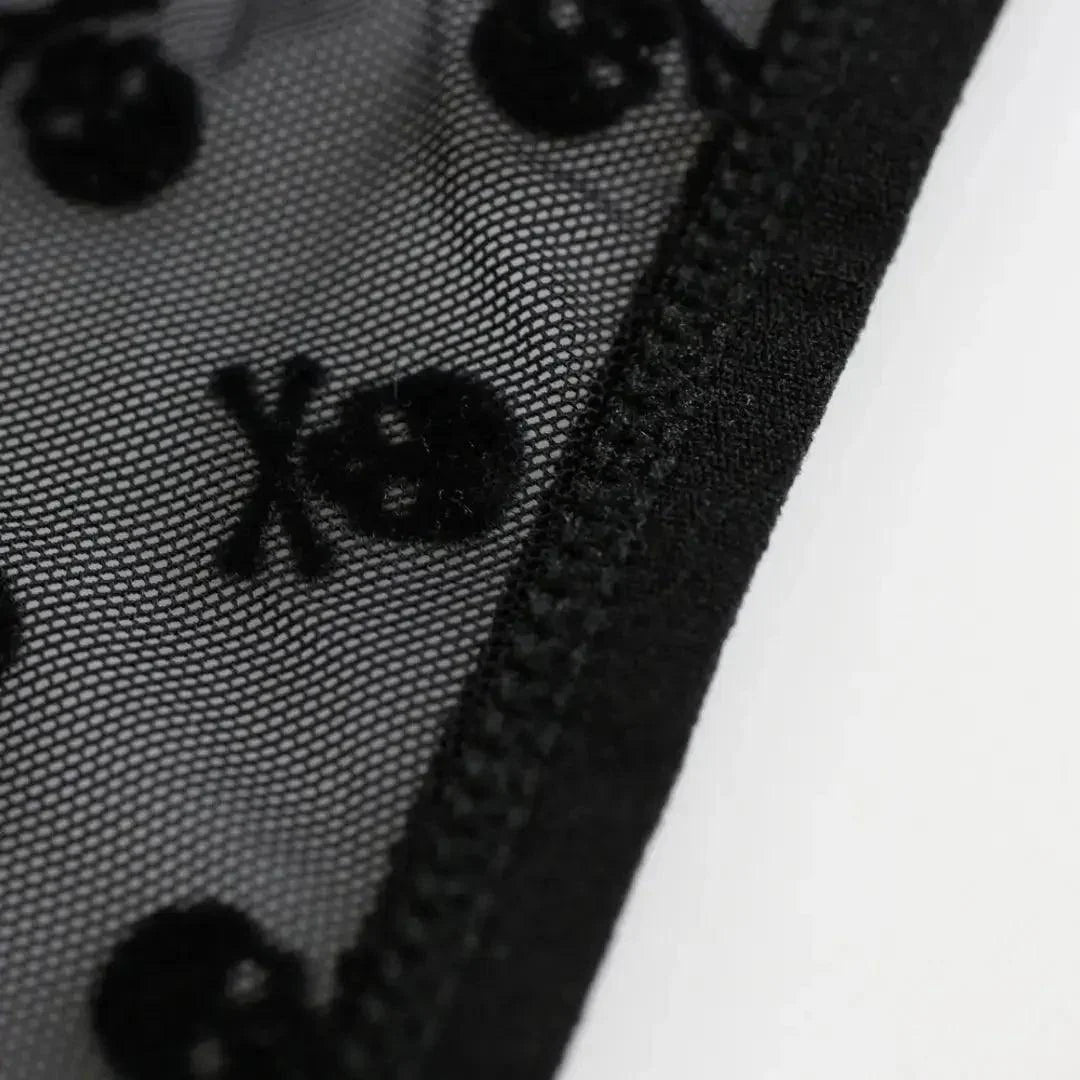 DomiGe Men's Mesh Briefs with Velvet Flocking & Sheer Design | Luxe Support