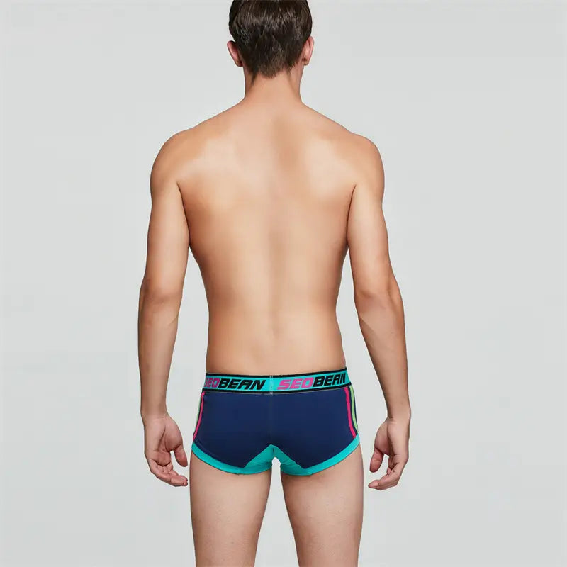 Seobean Seobean Men’s Breathable Boxer Briefs - U-Pouch Design for Ultimate Comfort 00206