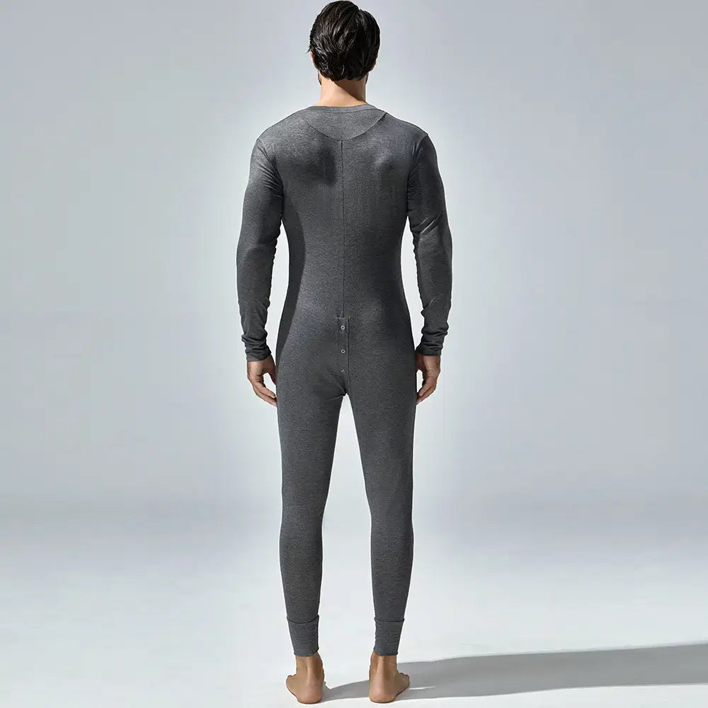 Tauwell Tauwell Men's Bodysuit - Stretch Black/White/Red Comfort Bodysuits for Men 24701