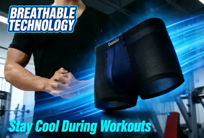 Breathable Men's Underwear - Stay Cool & Dry with DomiGe