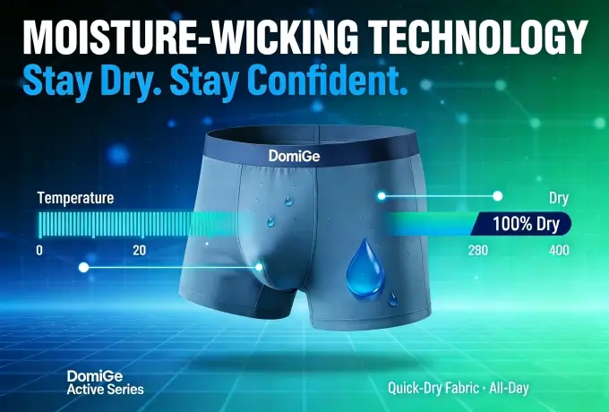 Moisture-Wicking Underwear