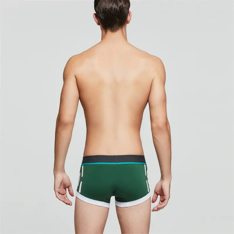 ‌Seobean Low-Rise Cotton Boxer Trunks - Stylish & Comfortable‌ 00202