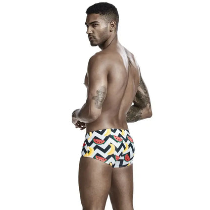 Seobean Men's Swim Boxers - Quick Dry, Stretch Fit Trunks 00803