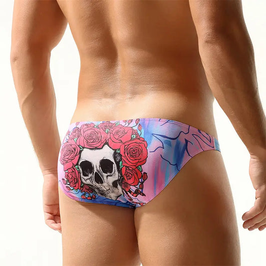 Seobean Halloween Roses Men's Bikini Briefs for Ultimate Comfort 230105