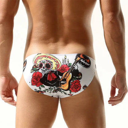 Seobean Halloween Roses Men's Bikini Briefs for Ultimate Comfort 230105