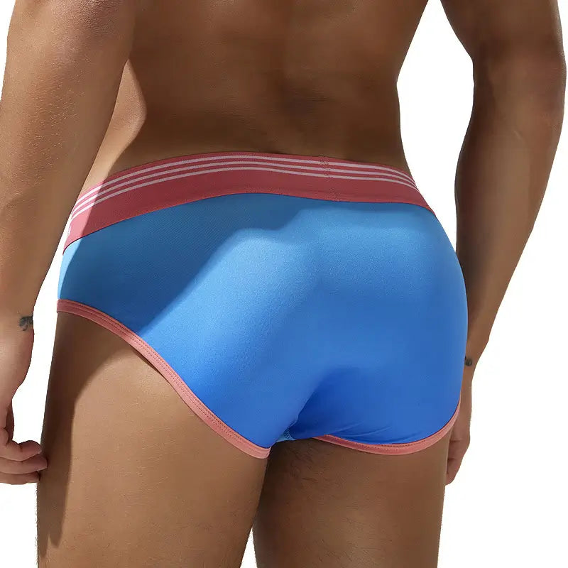 Seobean Men's Gradient Color Briefs - Stylish & Comfortable Sexy Male Underwear 240106