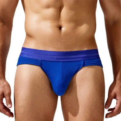 Seobean Low Rise Briefs - Ribbed Men's Underwear, Spicy Lavender 24103
