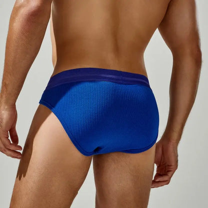 Seobean Low Rise Briefs - Ribbed Men's Underwear, Spicy Lavender 24103