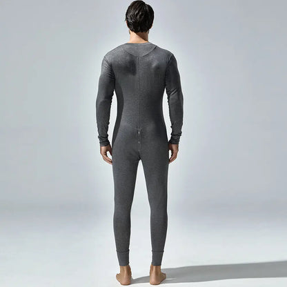 Tauwell Men's Bodysuit - Stretch Black/White/Red Comfort Bodysuits for Men 24701