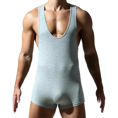 Tauwell Men's Bodysuit – Premium Comfort & Adaptive Fit 24706