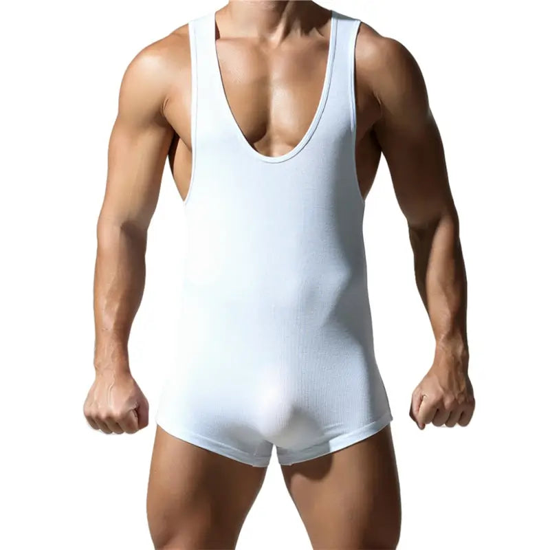 Tauwell Men's Bodysuit – Premium Comfort & Adaptive Fit 24706