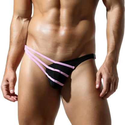 Tauwell Men's T-Back Thongs Soft Underwear with 4-Way Stretch 25105