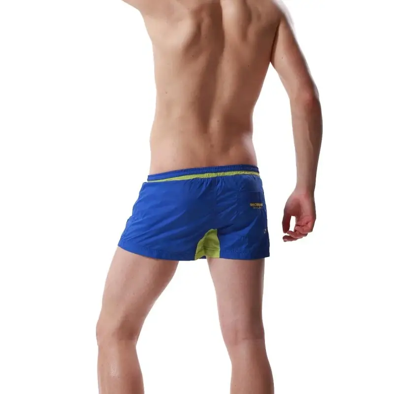 Seobean Men's Boxer Shorts - 100% Nylon Swim Shorts with Built-In Pouch 50603