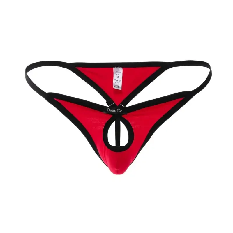 DomiGe Tanga para hombre con diseño de mariposa