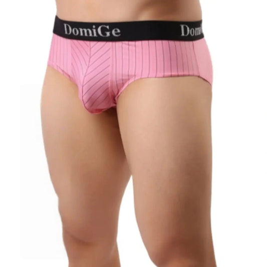 DomiGe Men's Elastane Ice Silk Briefs - Premium Supportive Comfort Underwear