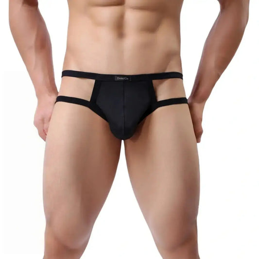 DomiGe Men's Jock Strap Enhanced Pouch Thongs for Men
