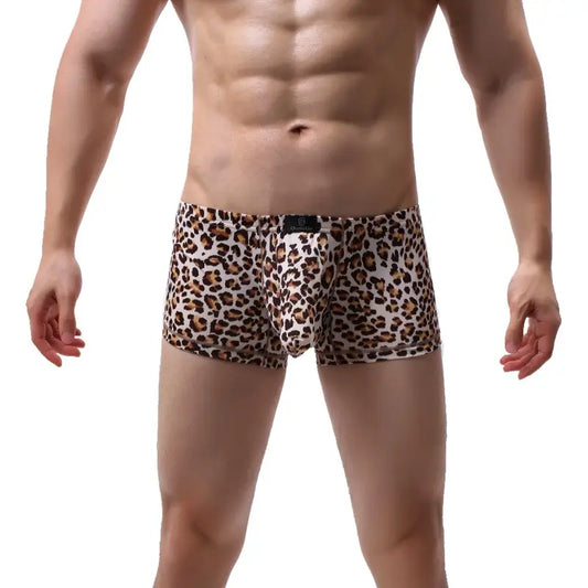 DomiGe - Ropa interior para hombre con diseño de trompa de elefante, doble bolsa y bóxer de elefante